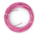 25 Feet (7.5 Meter) - Insulated Solid Copper THHN / THWN Wire - 12 AWG, Wire is Made in the USA, Residential, Commerical, Industrial, Grounding, Electrical rated for 600 Volts - In Pink