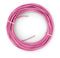 10 Feet (3 Meter) - Insulated Solid Copper THHN / THWN Wire - 14 AWG, Wire is Made in the USA, Residential, Commerical, Industrial, Grounding, Electrical rated for 600 Volts - In Pink