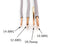 10 Feet (3 Meter) - Insulated Solid Copper THHN / THWN Wire - 12 AWG, Wire is Made in the USA, Residential, Commerical, Industrial, Grounding, Electrical rated for 600 Volts - In Grey