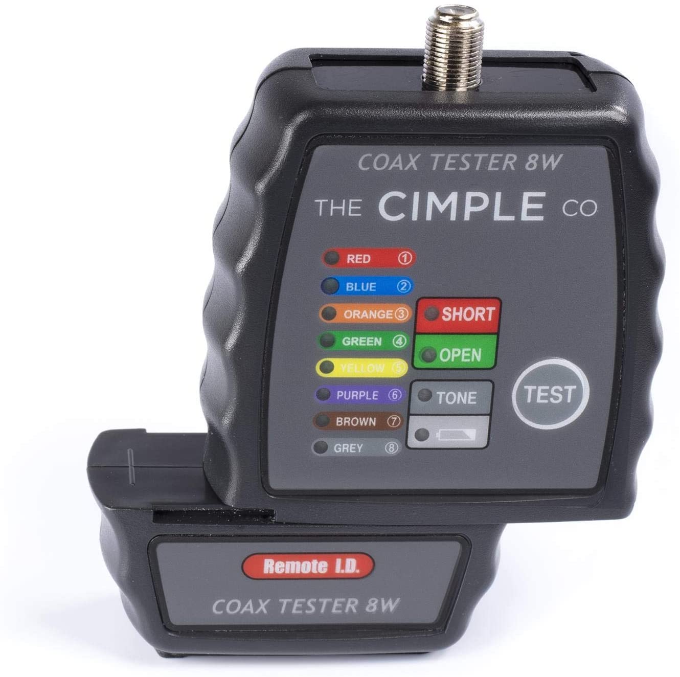 8 Port Coax Cable Mapper, Tester, Tracer, and Toner - Commercial Grade Coaxial Wire Continuity Checker