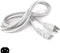 AC Power Cord (3 Prong) - 12 Feet (3.6 Meter), White - Premium Quality Copper Wire Core - Computer, Medical, Server & Desktop - NEMA 5-15 to C13 / IEC 320 - UL Listed Power Cable