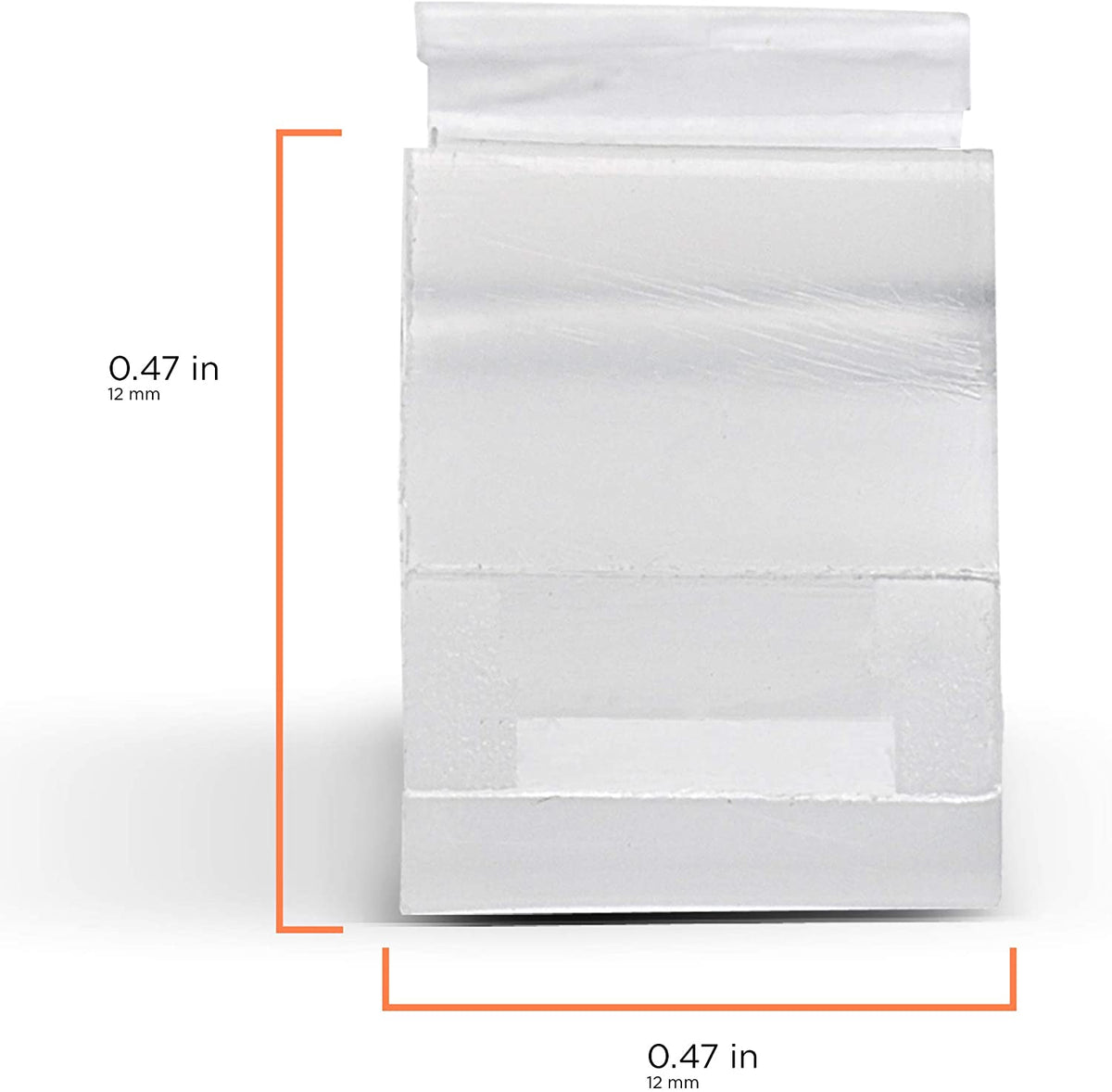 Nylon Horizontal Siding Clips for Coax (RG6 RG59) Cable Mounting Home Snap In Clips for Hanging and Wire Bundle Cable Management - White - 10 Pack