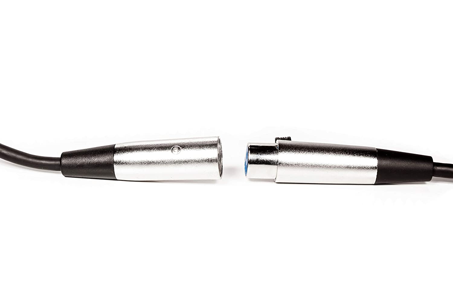 XLR Male to XLR Female Microphone Extension Cable - 6mm Cable with 3P - 3 Pin Connector - For Mixers, Mic, Audio Consoles - Balanced Cable - 28 AWG - 25 Feet