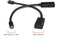 Mini DisplayPort to HDMI Adapter - MiniDP to HDMI - Thunderbolt / MiniDP to HDMI Cable Adapter - Black - with HDMI