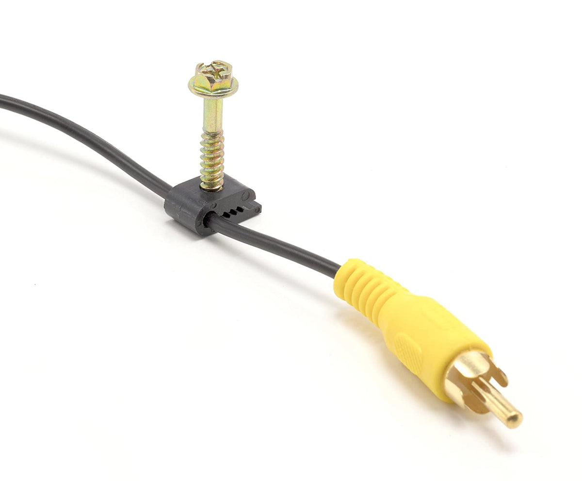 THE CIMPLE CO - Mini Wire Cable Clips, Electrical Wire Cable Clip, 1/10 in (3 mm) Screw Clip and Fastener, Black (10 pieces per bag)