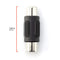RCA Adapter, Female to Female Coupler, Extender, Barrel - Audio Video RCA Connectors, for Audio, Video, S/PDIF, Subwoofer, Phono, Composite, Component, and More - 50 Pack