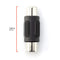 RCA Adapter, Female to Female Coupler, Extender, Barrel - Audio Video RCA Connectors, for Audio, Video, S/PDIF, Subwoofer, Phono, Composite, Component, and More - 25 Pack