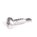 #10 Size, 3/4" Length (19mm) - Self Tapping Screw - Self Drilling Screw - 410 Stainless Steel Screws = Exceptional Wear and Very Corrosion Resistant) - Phillips Pan Head - 100pcs