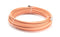 75 Feet (23 Meter) - Direct Burial Coaxial Cable 75 Ohm RF RG6 Coax Cable, with Rubber Boots - Outdoor Connectors - Orange - Solid Copper Core - Designed Waterproof and can Be Buried