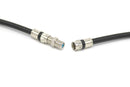 20' Feet, Black RG6 Coaxial Cable (Coax Cable) | Compression Connectors, F81/RF