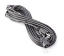 AC Power Cord 3 Prong (18 awg) for TV PC Monitor Wall Mount Set Up |Black – 25ft