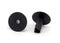 Single Feed Thru Bushing - (Black) RG6 Feed Through Bushing (Grommet) Replaces Wallplates (Wall Plates) For Coax Coaxial Cable, Network Cable, CCTV - Indoor/ Outdoor Rated - 100 Pack