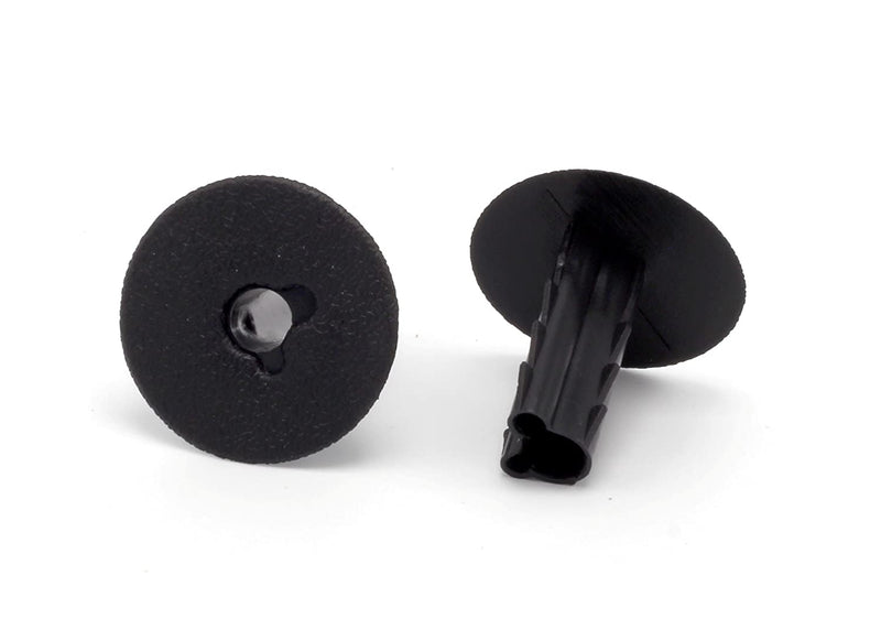 Single Feed Thru Bushing - (Black) RG6 Feed Through Bushing (Grommet) Replaces Wallplates (Wall Plates) For Coax Coaxial Cable, Network Cable, CCTV - Indoor/ Outdoor Rated - 100 Pack