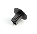 Dual Feed Thru Bushing - (Black) RG6 Feed Through Bushing (Grommet) Replaces Wallplates (Wall Plates) For Coax Coaxial Cable, Network Cable, CCTV - Indoor/ Outdoor Rated - 10 Pack