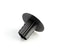 Dual Feed Thru Bushing - (Black) RG6 Feed Through Bushing (Grommet) Replaces Wallplates (Wall Plates) For Coax Coaxial Cable, Network Cable, CCTV - Indoor/ Outdoor Rated - 100 Pack