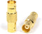 Gold BNC Connectors, Female to Female Coupler - 4 Pack - (Barrel Connector) Adapter for Security Camera CCTV, SDI, HD-SDI