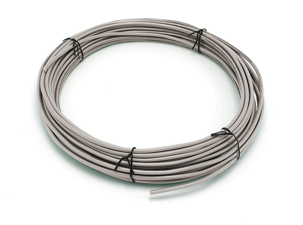 25 Feet (7.5 Meter) - Insulated Solid Copper THHN / THWN Wire - 12 AWG, Wire is Made in the USA, Residential, Commerical, Industrial, Grounding, Electrical rated for 600 Volts - In Grey