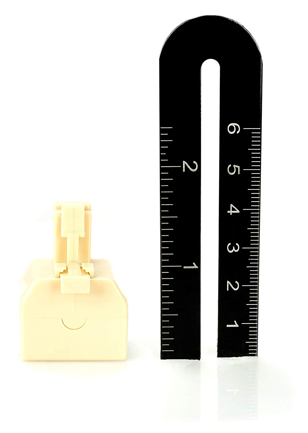 Duplex Modular Phone Wall Jack Adapter (IVORY) RJ11 - Splitter | One Pack
