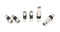 Coaxial Cable Compression Fitting - Connector Multipack for RG59, RG6, and RG11 Coax Cable - with Weather Seal O Ring and Water Tight Grip (100 Pack of Each - 300 Connectors Total)