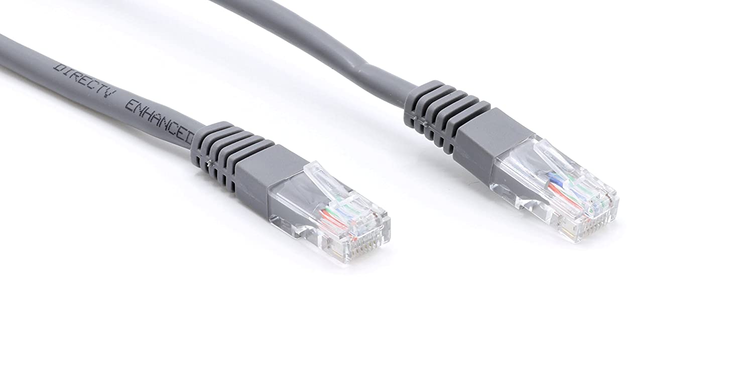 7FT Network Ethernet Cable - High Quality (GRAY) Ethernet Network Cables - Pack of 1