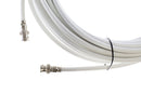 BNC Cable, White RG6 HD-SDI and SDI Cable (with two male BNC Connections) - 75 Ohm, Professional Grade, Low Loss Cable - 20 feet (20')
