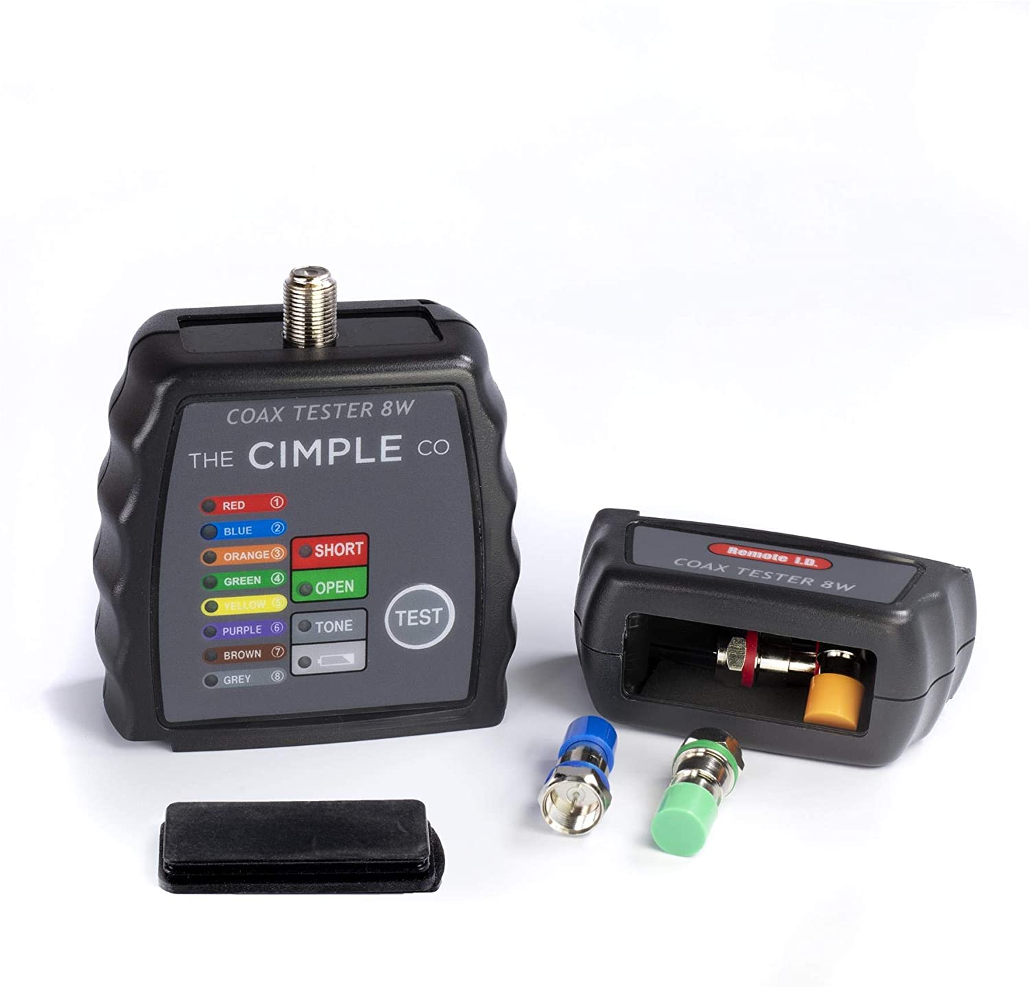 8 Port Coax Cable Mapper, Tester, Tracer, and Toner - Commercial Grade Coaxial Wire Continuity Checker