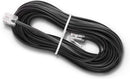 Phone Line Cord 100 Feet - Modular Telephone Extension Cord 100 Feet - 2 Conductor (2 pin, 1 line) cable - Works great with FAX, AIO, and other machines - Black