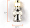 Gold SMA Male to BNC Male Adapter - 10 Pack Coupler - Male to Female Coaxial (RF) Connector, Compatible with RF, SDI, HD-SDI, CCTGV, Camera
