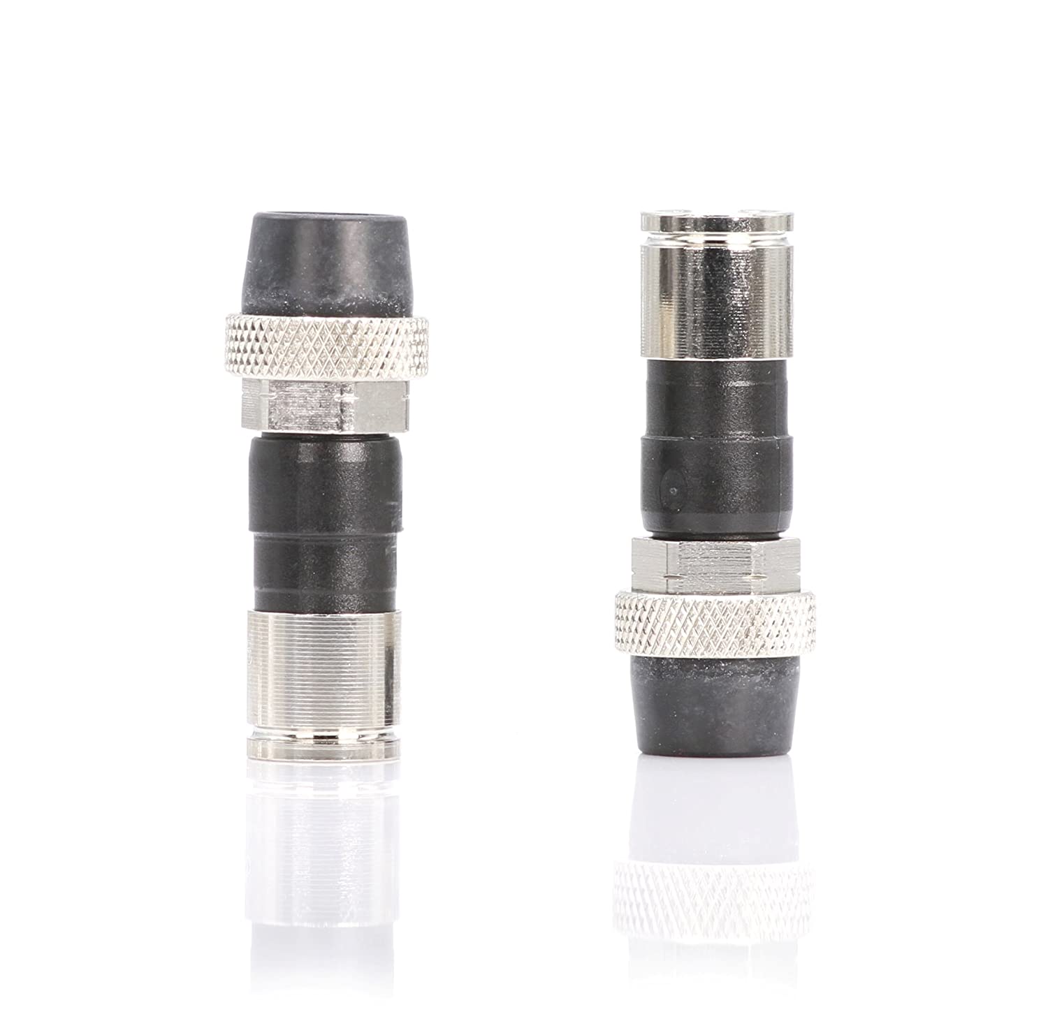 Coaxial Cable Compression Fitting Connector - for RG6 Coax Cable - with Weather Seal O Ring, Weather Boot, and Water Tight Grip (100 Pack)