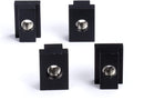 Bed Rail T Slot Nuts works with Toyota Tacoma and Tundra | Aluminum Black, 4 Pack | Tapped with 3/8"-16 Thread
