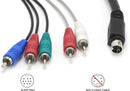 10 Pin Audio and Video Cable NOT S-VIDEO CABLE; for: H25, C31, C41, c41-W, C51 Direct Replacement 10 Pin to RGB; Component Red-Green-Blue and Composite Red-White Cable - for Directv