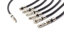 Digital Coaxial Cable Kit with Universal Ends -RG6 Coax Cable and six (6) Piece Adapter Kit includes Male Female RCA BNC F81, and Barrel Connectors - Black, 40 Feet