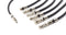 Digital Coaxial Cable Kit with Universal Ends -RG6 Coax Cable and six (6) Piece Adapter Kit includes Male Female RCA BNC F81, and Barrel Connectors - Black, 75 Feet