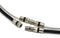 200ft Dual RG6 Coax Twin Coaxial Cable (Siamese Cable) 18AWG Coaxial Cable Satellite, Antenna & CATV Grade with Weather Proof Compression Connectors, Black