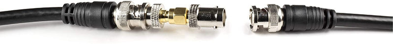 Gold SMA Female to BNC Female Adapter - 25 Pack Coupler - Male to Female Coaxial (RF) Connector, Compatible with RF, SDI, HD-SDI, CCTGV, Camera