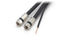 100ft Dual with Ground RG6 Coaxial Twin Coax Cable (Siamese Cable) with 18AWG Copper Ground Wire, Satellite, Antenna & CATV Quality Compression Connectors, Black