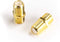 Gold Cable Extension Coupler - 4 Pack - Connects Two Coaxial Video Cables, for Coax F81 (female to female) - High Quality 3GHz Satellite, Cable TV, and Cable Internet Rated