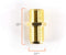 Gold Cable Extension Coupler - 50 Pack - Connects Two Coaxial Video Cables, for Coax F81 (female to female) - High Quality 3GHz Satellite, Cable TV, and Cable Internet Rated
