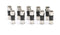 RG59 Coaxial Cable Connectors | Coax Compression Fittings w Water Tight – 50 ea