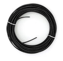 10 Feet (3 Meter) - Insulated Solid Copper THHN / THWN Wire - 10 AWG, Wire is Made in the USA, Residential, Commerical, Industrial, Grounding, Electrical rated for 600 Volts - In Black