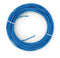 100 Feet (30 Meter) - Insulated Solid Copper THHN / THWN Wire - 14 AWG, Wire is Made in the USA, Residential, Commerical, Industrial, Grounding, Electrical rated for 600 Volts - In Blue