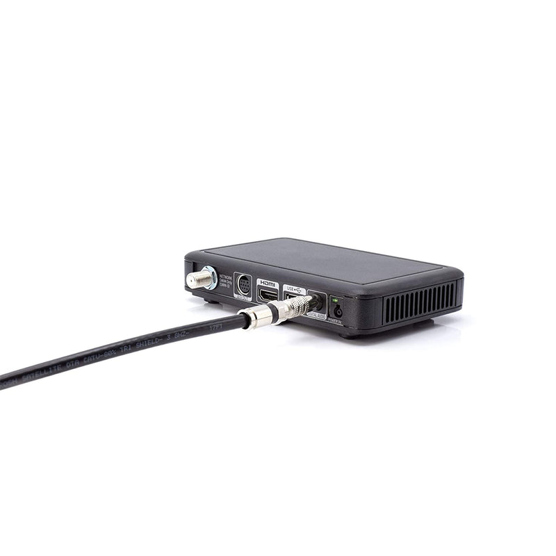 RF (F81) and RCA Coaxial Adapter - RCA Male to Female F81 (F-Pin) Connector, Adapter, Coupler, and Converter - For RG11, RG6, RG59, RG58, SDI, HD SDI, CCTV - 100 Pack