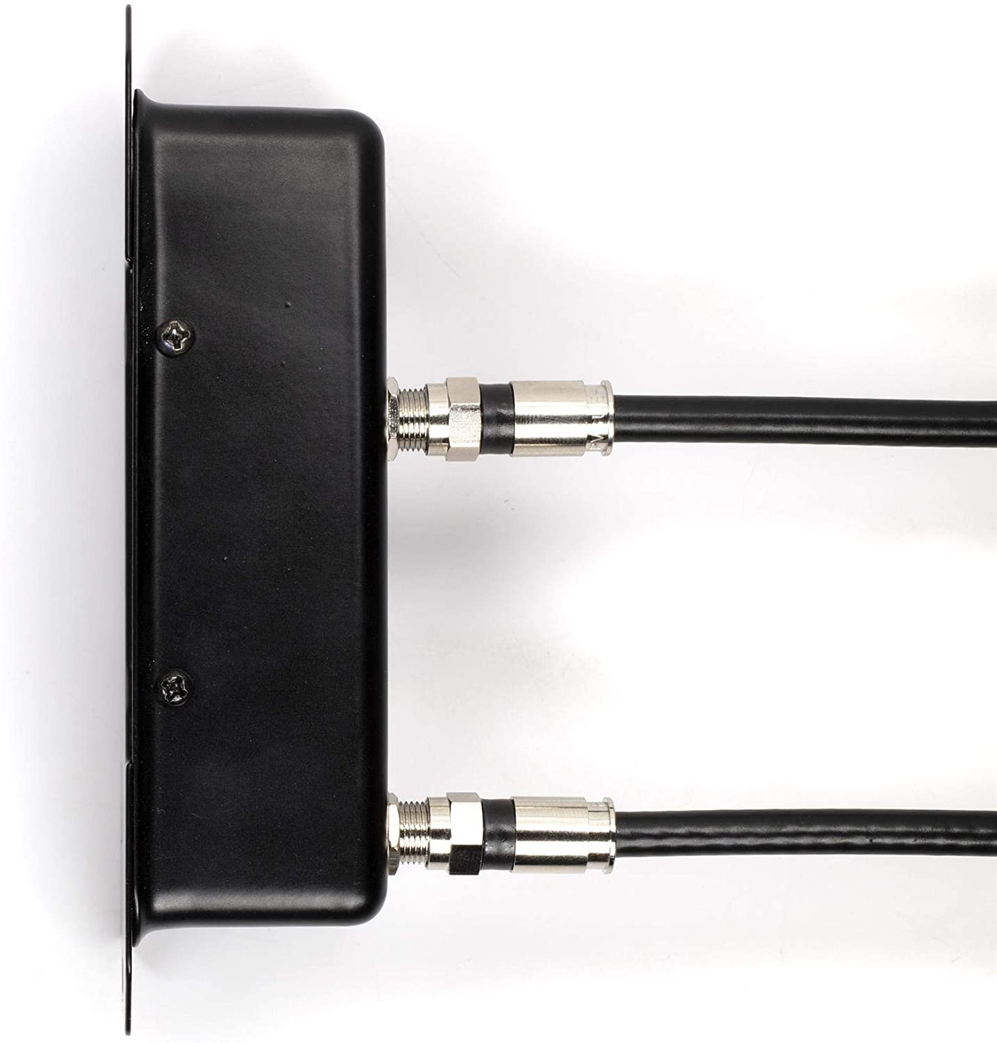 24db Distribution Amplifier - Digital TV Antenna Booster Signal Amplifier, Adjustable Boost/Gain, NTSC, ATSC, FM, UHF, VHF - 1000 MHz - includes RG6 Coaxial Cable