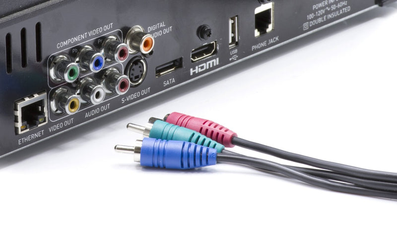 6 ft RGB Component Video Cable - (Red-Green-Blue) Component Cable - DIRECTV, Satellite Dish Comcast - 3 Pack