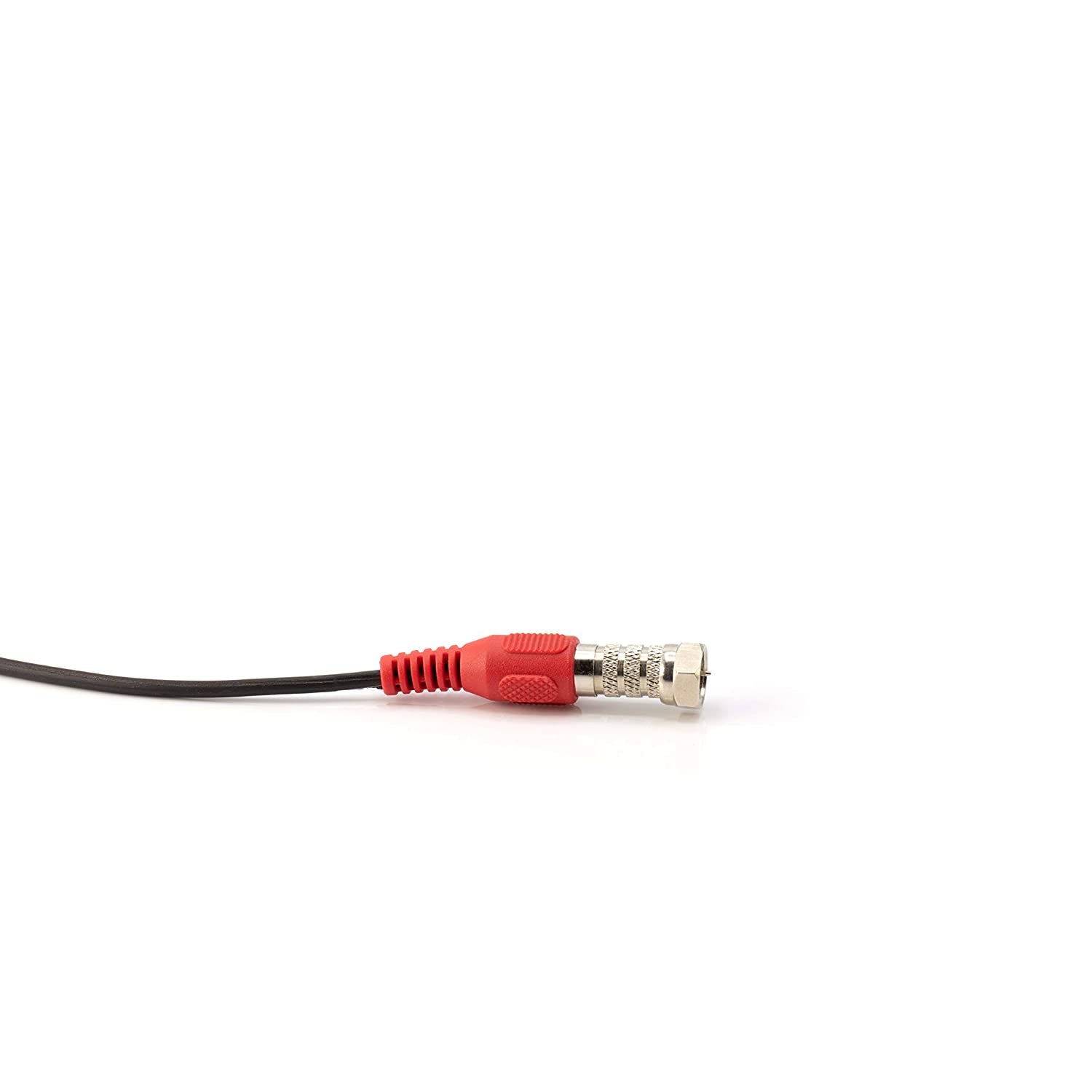 RF and RCA Coaxial Adapter - 4 Pack - RCA Female to Male F81 (F-Pin) Connector, Adapter, Coupler, and Converter - For RG11, RG6, RG59, RG58, SDI, HD SDI, CCTV