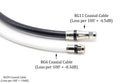 25 Feet - RG-11 Coaxial Cable F Type Cable High Definition with RG11 Coax Compression Connectors - (Black)