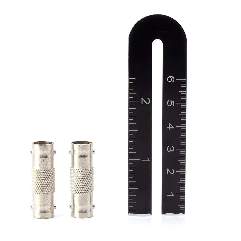 BNC Connectors, Female to Female Coupler - 50 Pack - (Barrel Connector) Adapter for Security Camera CCTV, SDI, HD-SDI