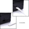 2 Slot Power Cord Two Pack - Includes Both Types: Polarized (Squared End) and Non-Polarized (Figure 8 End) - NEMA 1-15P to C7 C8 UL Listed - 18 AWG, 10 Amps, 125 Volts - 6 Feet (1.8 Meter), White
