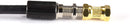 Gold Cable Extension Coupler for Coaxial Cables - 100 Pack - F81 (male to male) High Quality 3GHz Satellite, Cable TV, and Cable Internet Rated
