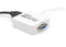 HDMI to VGA Video Converter Adapter- HD to VGA Adapter Converter w/ Audio and 1080 HDMI Cable for HD TV, Desktop, Laptop & Blu-Ray - (White)